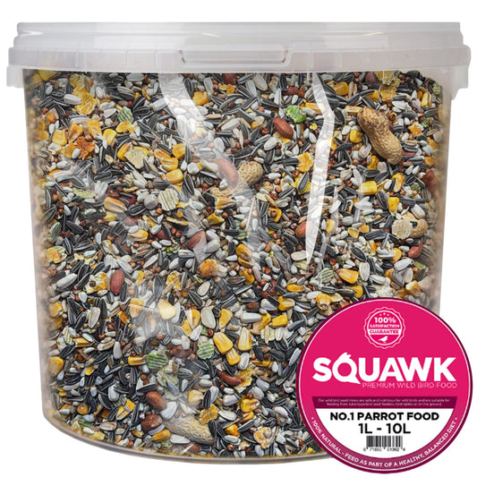 SQUAWK Papageienfutter (Eimer)